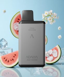 Adalya AD 10000 Puffs Engangsdamp Vannmelon Is Romgrå Sandblæst gummiemalje Norway wholesale