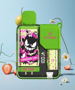 Aivono AIM-TANK 9500 Puffs Jordbær Kiwi 18ml Norway wholesale