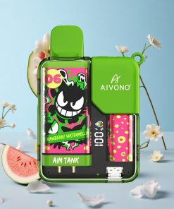 Aivono AIM-TANK 9500 Puffs Jordbær Vannmelon 18ml Norge wholesale