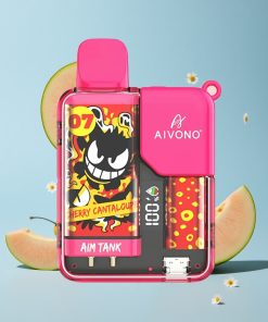Aivono AIM-TANK 9500 Puffs Kirsebær Cantaloupe Norge wholesale