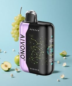 Aivono Aim Boom 25000 Puffs Grønnepler Drue 28ml E-Væske Kapasitet Norway wholesale