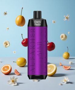 Al Fakher Crown Bar 8000 Kirsebær Fiesta 18ml e-Væske Kapasitet Norway wholesale