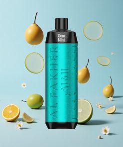 Al Fakher Crown Bar 8000 Krystall Engangs Vape Tygge-Mynte med 18ml e-Væske Kapasitet Norway wholesale