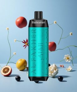 Al Fakher Crown Bar 8000 Svart Solbær Is 18ml e-Væske Kapasitet Norway wholesale