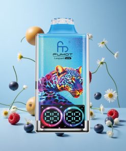 Fumot Leopard 40000 Puffs Blåbær Bringebær Dual Mesh Norway wholesale