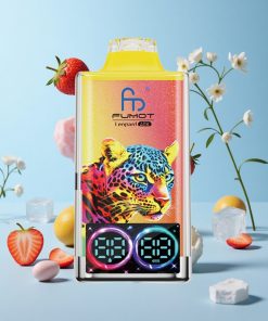 Fumot Leopard 40000 Puffs Jordbær Is Type-C Lading Norge wholesale