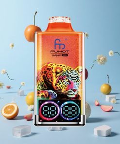 Fumot Leopard 40000 Puffs Kirsebær Is Dual Mesh Norway wholesale