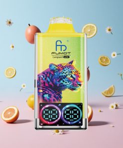 Fumot Leopard 40K Puffs Rosa Sitronade Engangsdamp med Digitalt Rør Oljekraftskjerm Norway wholesale