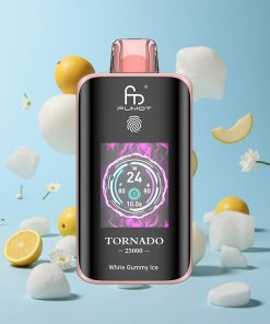 Fumot Tornado 25000 Puffs Hvit Godteri Is 20ml Fylt E-væske Norway wholesale