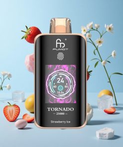 Fumot Tornado 25000 Puffs Jordbær Is HD Skjerm Norway wholesale