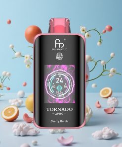 Fumot Tornado 25000 Puffs Kirsebær Bombe HD Skjerm Norway wholesale