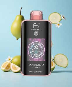 Fumot Tornado 25000 Puffs Kiwi Pasjonsfrukt Guava HD Skjerm Norway wholesale