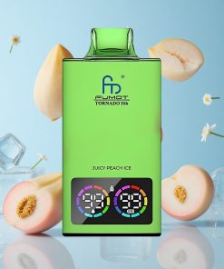 Fumot Tornado 35000 Dusjefyllbar E-sigarett Juicy Peach Is Med RGB-lys Norway wholesale