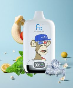 Fumot Tornado Digital Box 12000 Puffs Jordbær Banan 20ml Norway wholesale