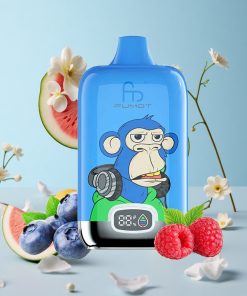 Fumot Tornado Digital Box 12000 Puffs Jordbær Vannmelon Type-C Ladning Norway wholesale